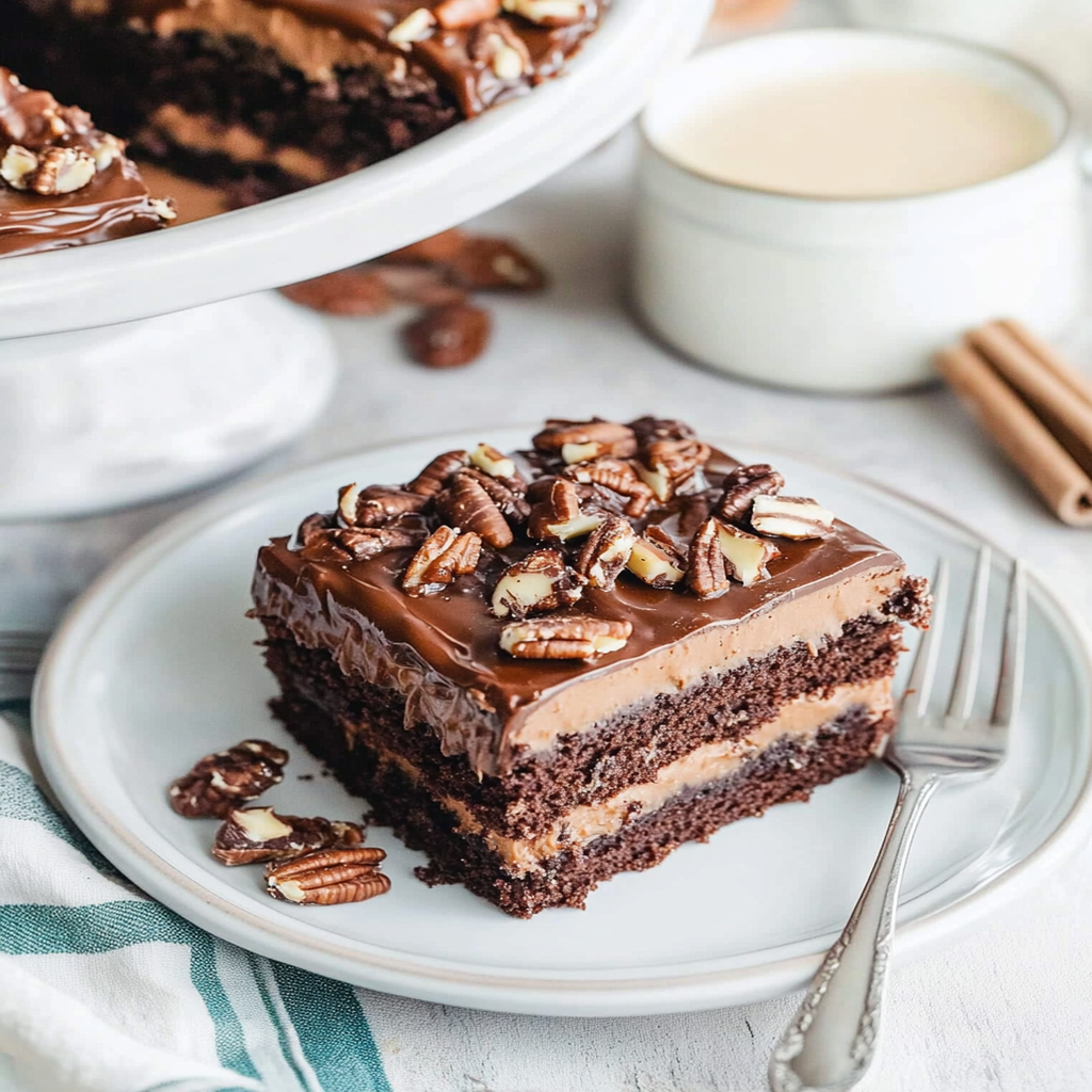 Chocolate Turtle Cake